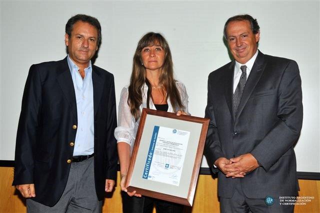 ISO 9001 Certification ceremony